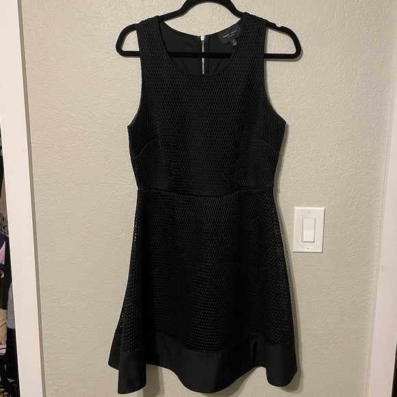 Romeo & Juliet Couture Black Mesh Fit & Flare Sleeveless Dress - Picture 2 of 9